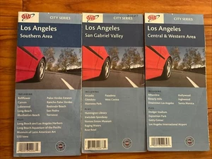 1 von 3 AAA-Karten von Los Angeles County, Zentral und West, Ost oder Süd - Bild 1 von 5
