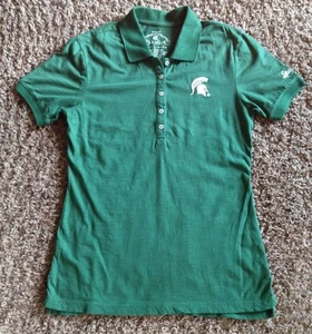 MICHIGAN STATE SPARTANS NCAA POLO / GOLF SHIRT BY COLOSSEUM JUNIORS LARGE - Picture 1 of 9