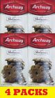 4x Archway Homestyle Classics Soft Molasses Cookies 9.5 Oz - 4 BOXES PACKS