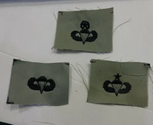 TOPPA AERONAUTICA, UNIFORME BATTAGLIA AEREA, SET DI 3 DISTINTIVI PARACADUTISTI - Foto 1 di 1
