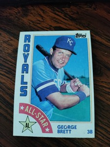 1984 TOPPS ALL-STAR # 399  GEORGE BRETT , ROYALS 