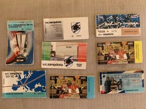 UC. SAMPDORIA CALCIO 8 ABBONAMENTI CAMPIONATI 89/90 90/91 91/92 92/93 94/95...  - Imagen 1 de 1