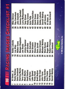 1995 Classic Images Racing NASCAR Card Your Choice Complete Your Set NHRA