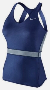 NIKE Premier Maria Sharapova Blue Racerback Tennis Tank Top NEW Womens Sz XL - Picture 1 of 6