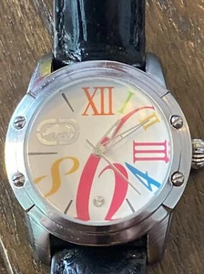 Marc Ecko watch Runs New Battery 30 Meter Multi Color Dial - Picture 1 of 7