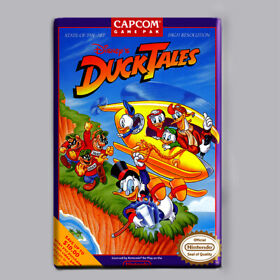 DUCKTALES - IMÁN NEVERA DE 2"" x 3"" (Nintendo nes Game Box arte retro 1989