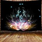 Lotus Trippy Flower Extra Large Tapestry Wall Hanging Yoga Meditation Fabric