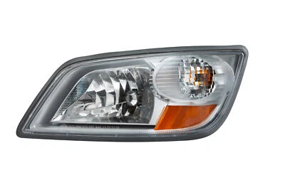 Conjunto de faros halógenos del lado del conductor gris plateado aptos para Hino LH 2006-2019 Foto 1 de 4
