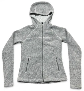 Smartwool Hudson Trail Jacket Womens XS Gray Full Zip Fleece Sweater Hoodie Wool - Picture 1 of 17