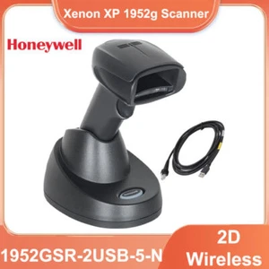 Escáner de código de barras inalámbrico 2D Honeywell 1952GSR-2USB-5-A xenón con base - Imagen 1 de 8