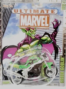 Maisto Ultimate Marvel Motorcycle Collection Green Goblin Triumph  - Picture 1 of 2