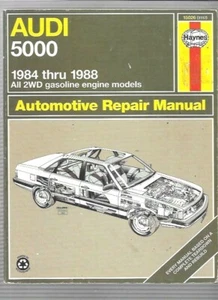 Manual de reparación de automóviles Haynes Audi 5000 1984-1988 - Imagen 1 de 2