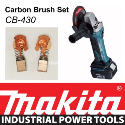 Cepillos de carbono originales Makita para amoladora angular motores eléctricos BGA452 Foto 1 de 3