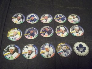 1994-95 Canada Games NHL Pogs Set lot of 15 Toronto Maple Leafs