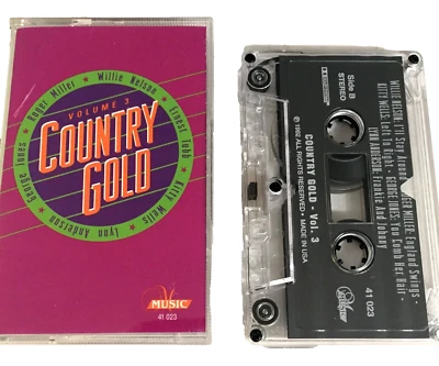 Country Gold Volume 3 Cassette tape Various Artists Ships Same Day With Tracking Foto 1 de 3