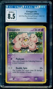 2004 Pokemon EX FireRed & LeafGreen #33 Exeggcute Reverse Holo CGC 8.5 NM/MT+ - Picture 1 of 2