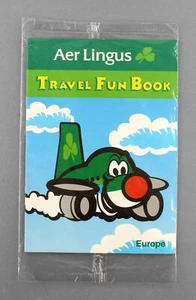 AER LINGUS TRAVEL FUN BOOK BOEING 737 BAE146 AIRBUS A321 FOKKER F-50 - Picture 1 of 2