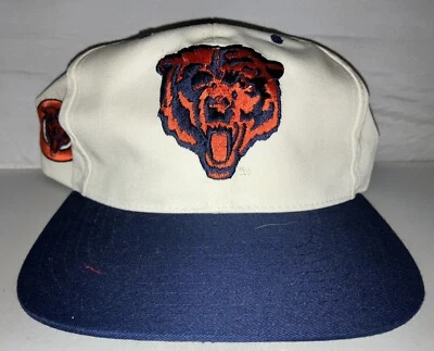 Vtg Chicago Bears Snapback hat cap NFL Football 90s Blockhead American Needle - Image 1 of 4