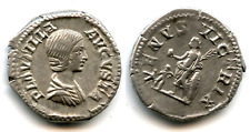 Nice AR denarius of Plautilla as Augusta (202-205), wife of Emperor Caracalla, R
