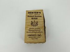 Vintage Herters 243 Winchester Sizing & Seating Dies Reloading Full Length Set