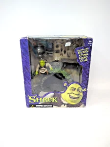 RARE McFarlane Toys Shrek's Swamp House Playset 2001 brand new gross gooky grub - Picture 1 of 6