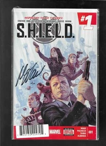 S.H.I.E.L.D. SHIELD 1 DF sellado autógrafo Mark Waid certificado 60/100 - Imagen 1 de 3