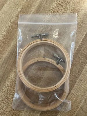 Wooden Embroidery Hoops 3 Inches Set Of 2 - Image 1 of 3