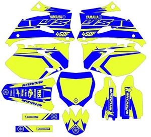 HIghlighter Blue decal for YAMAHA GRAPHICS YZ 450F YZ450F 2006-2009 - Foto 1 di 1