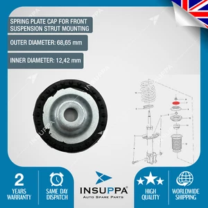 Tappo piastra molla per montaggio puntone anteriore adatto ad Abarth Fiat Punto Evo Panda - Foto 1 di 11