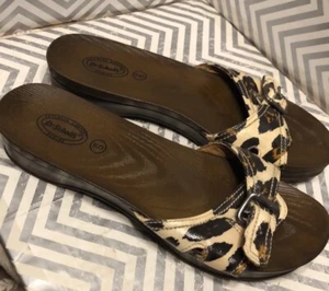 Dr.School’s Women’s Slides Sandals Animal Print Size 9 - Picture 1 of 7