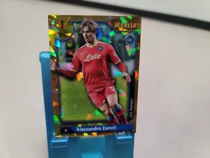 2022 Topps Alessandro Zanoli Gold 01/50 UEFA RC Rookie Cracked Ice - Picture 1 of 6