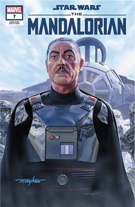 STAR WARS: THE MANDALORIAN #7 Mike Mayhew Studio Variant Cover A Trade Sig w/COA - Picture 1 of 3