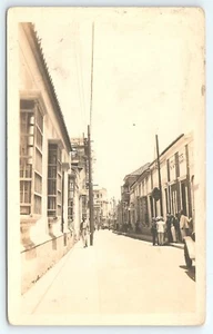 Postal RPPC Street View Italia Joyería Noticias Edificio Fotógrafo Coche Antiguo - Imagen 1 de 2