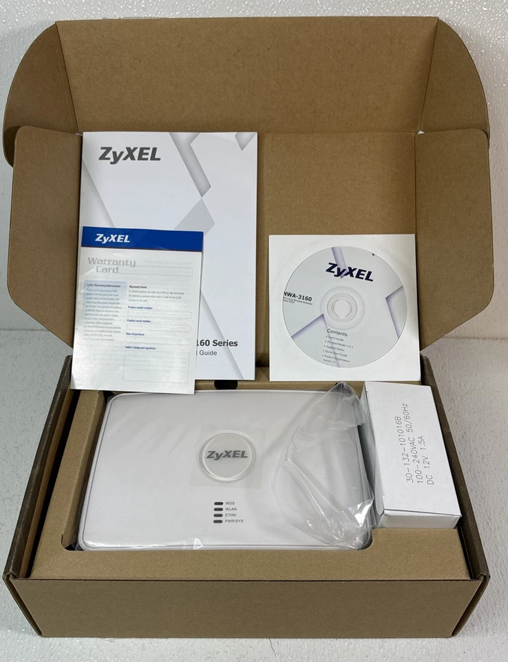 Punto de acceso puerto Ethernet híbrido doble banda Zyxel NWA-3160 inalámbrico 54 Mbps NUEVO  Foto 1 de 4