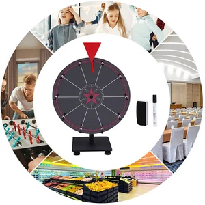 Parties Tabletop Spinner Trade Show Spinning Prize Wheel Recyclable Use - Picture 1 of 21