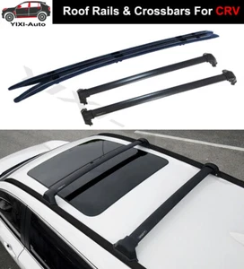 4pcs crossbar cross side rail roof rail bar Fit for Honda CRV CR-V 2017-2021 - Picture 1 of 7