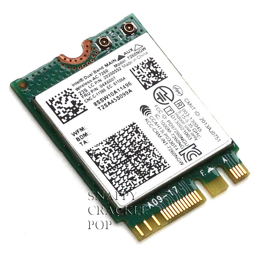 Lenovo Thinkpad L540 Intel Dual Band Wireless AC Bluetooth 4.0 Karte 7260 NGW - Bild 1 von 1