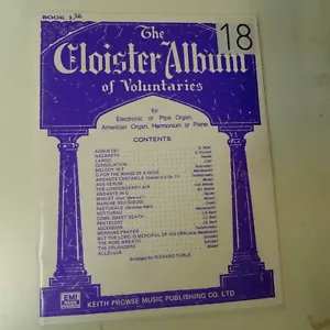 organ CLOISTER ALBUM Book 1, electric pipe american organ harmonium piano - Picture 1 of 1