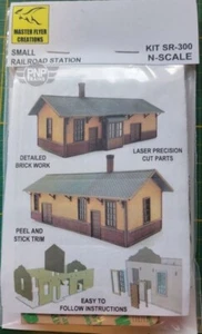N Scale MASTER FLYER CREATIONS SR-300 Small Railroad Station kit - Picture 1 of 1