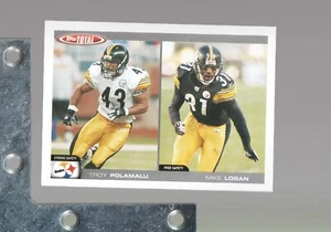 Topps Total #244 Troy Polamalu 2004/Mike Logan ¡Solo segundo año! Casi nuevo+ ¡¡Lo último!! ACEROS - Imagen 1 de 1