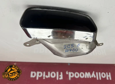 2016-2018 AUDI A6 A7 ЗАДНИЙ ПРАВЫЙ (СО СТОРОНЫ ПАССАЖИРА) ХРОМИРОВАННЫЙ НАКОНЕЧНИК ВЫХЛОПНОЙ ТРУБЫ OEM 45k - Изображение 1 из 4