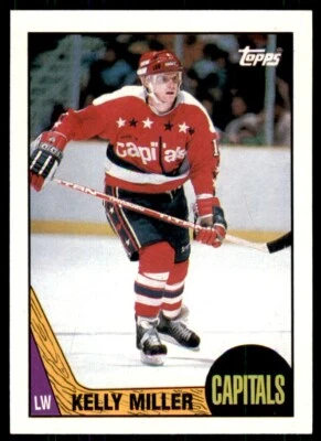 1987-88 Topps Kelly Miller . Washington Capitals #189 - Image 1 of 2