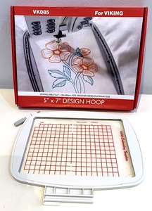 VK085 für Wikinger Stickdesign Hoop 5''x7''/130 x 180mm Platin 955E - Bild 1 von 6