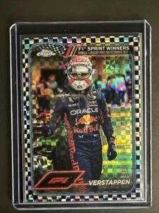 2024 Topps Chrome Formula 1 - Sprint Winners Max Verstappen #149 Checker Flag... - Picture 1 of 2