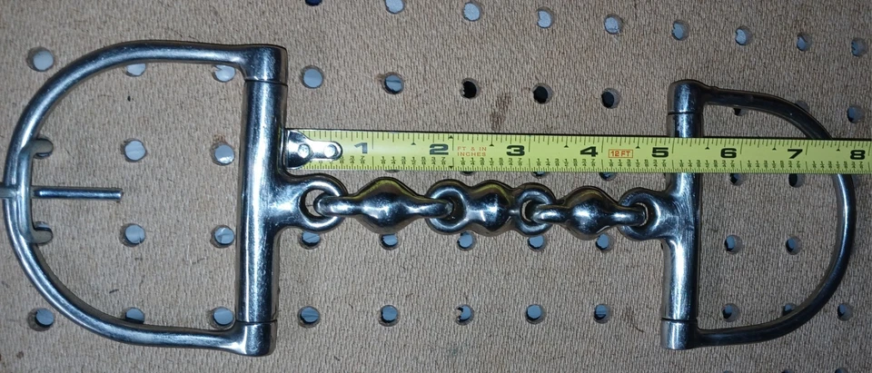 Corona usada Acero Inoxidable Waterford Hunter Dee Anillo Snaffle Broca Inglesa 5" Foto 1 de 1