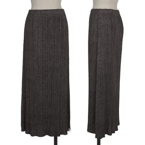 PLEATS PLEASE Python Printed Pleats Skirt Size 4(K-154384) - Picture 1 of 12