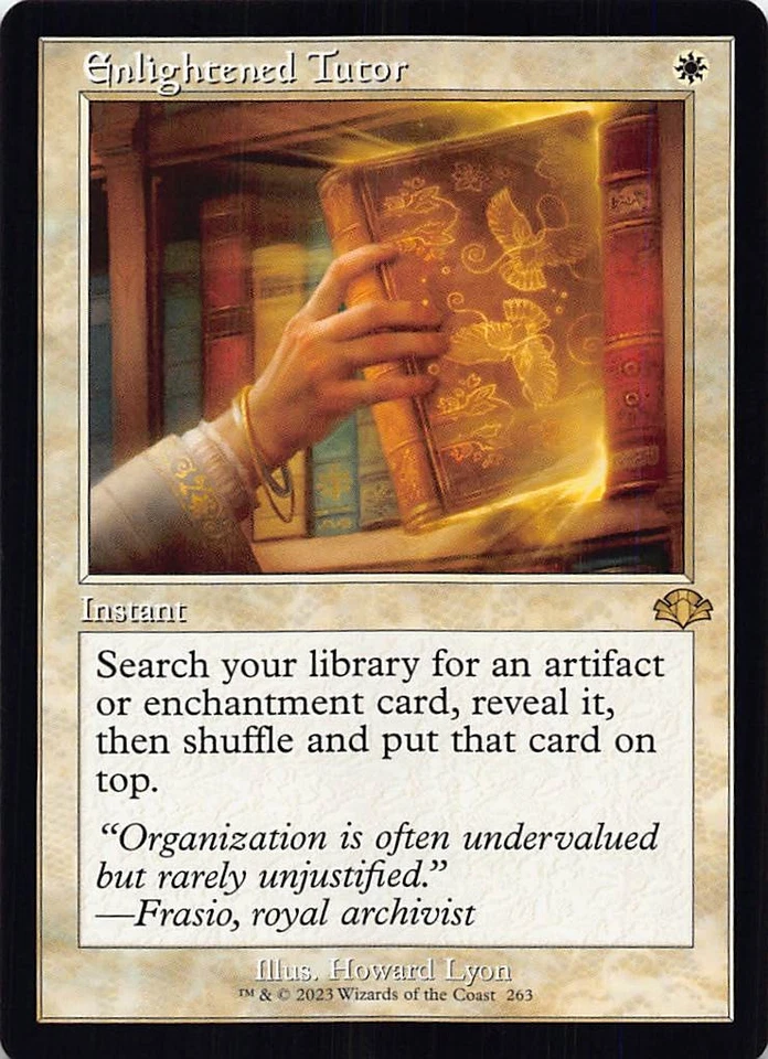 Enlightened Tutor (Retro Frame) R Dominaria Remastered 263 NM - Image 1 of 1