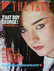 THE FACE MAGAZINE NOV 1982 . CULTURE CLUB BOY GEORGE COVER . WHAM! . GRACE JONES - Picture 1 of 3