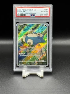 Snorlax 051 Sv: Scarlet & Violet Promo Cards Holo PSA10 - Picture 1 of 2