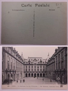 Postal de patio universitario de la Sorbona de París LN - Imagen 1 de 1